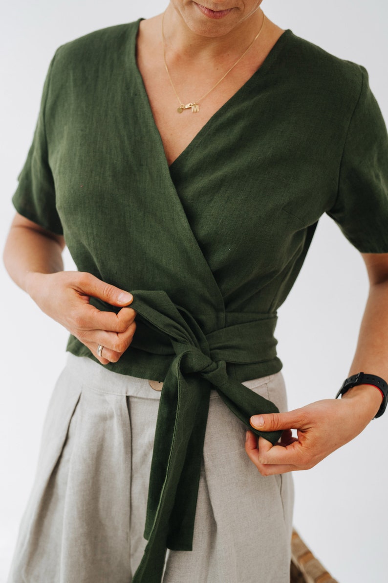 Ella Wrap Blouse