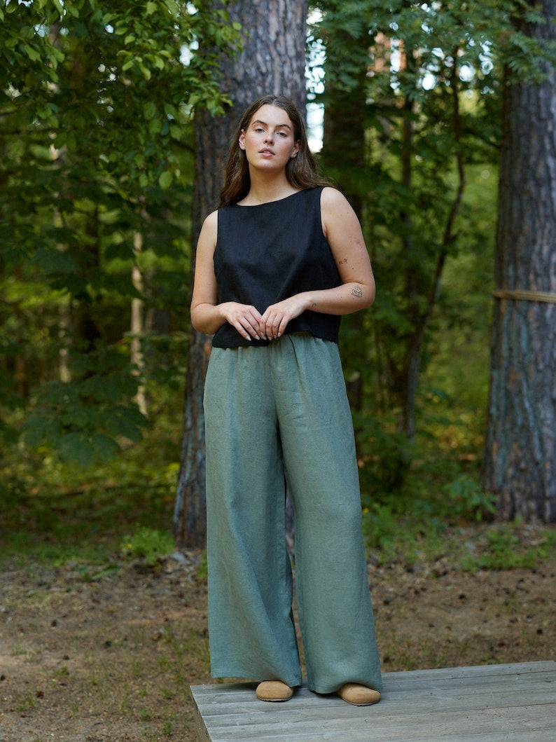 Linen Tank Top