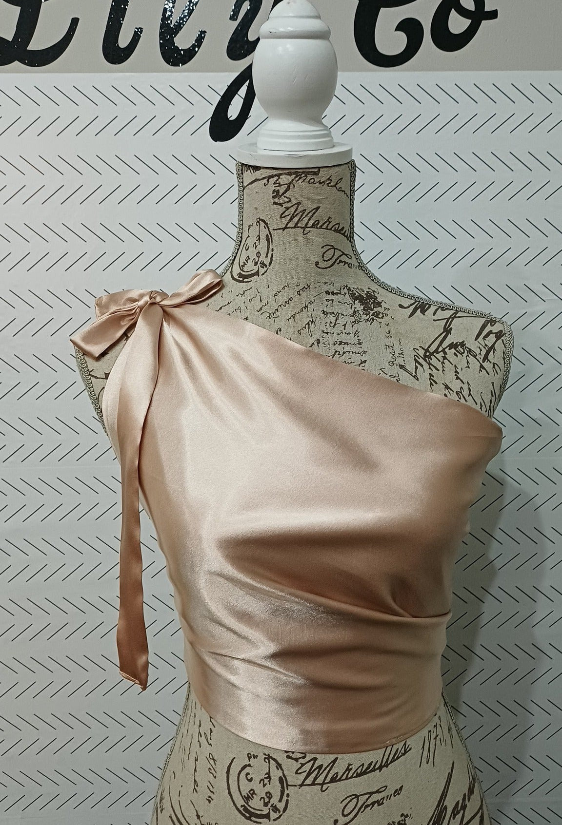 Satin Zubuzet Multiwrap Top