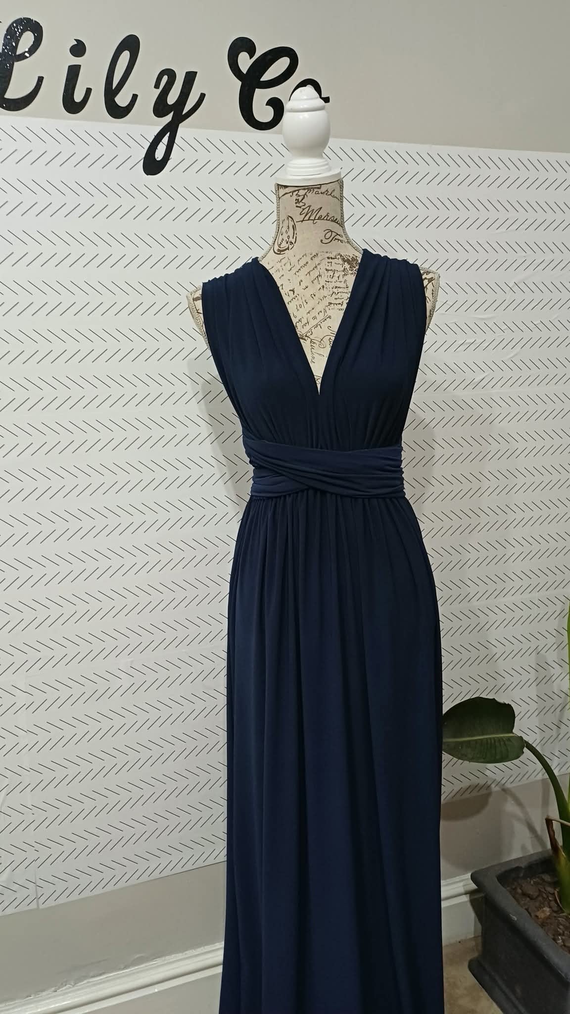 Emily Infinity Dress Navy