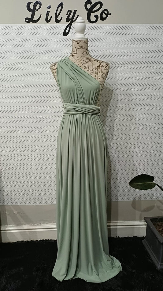 Emily Infinity Dress Sage Green