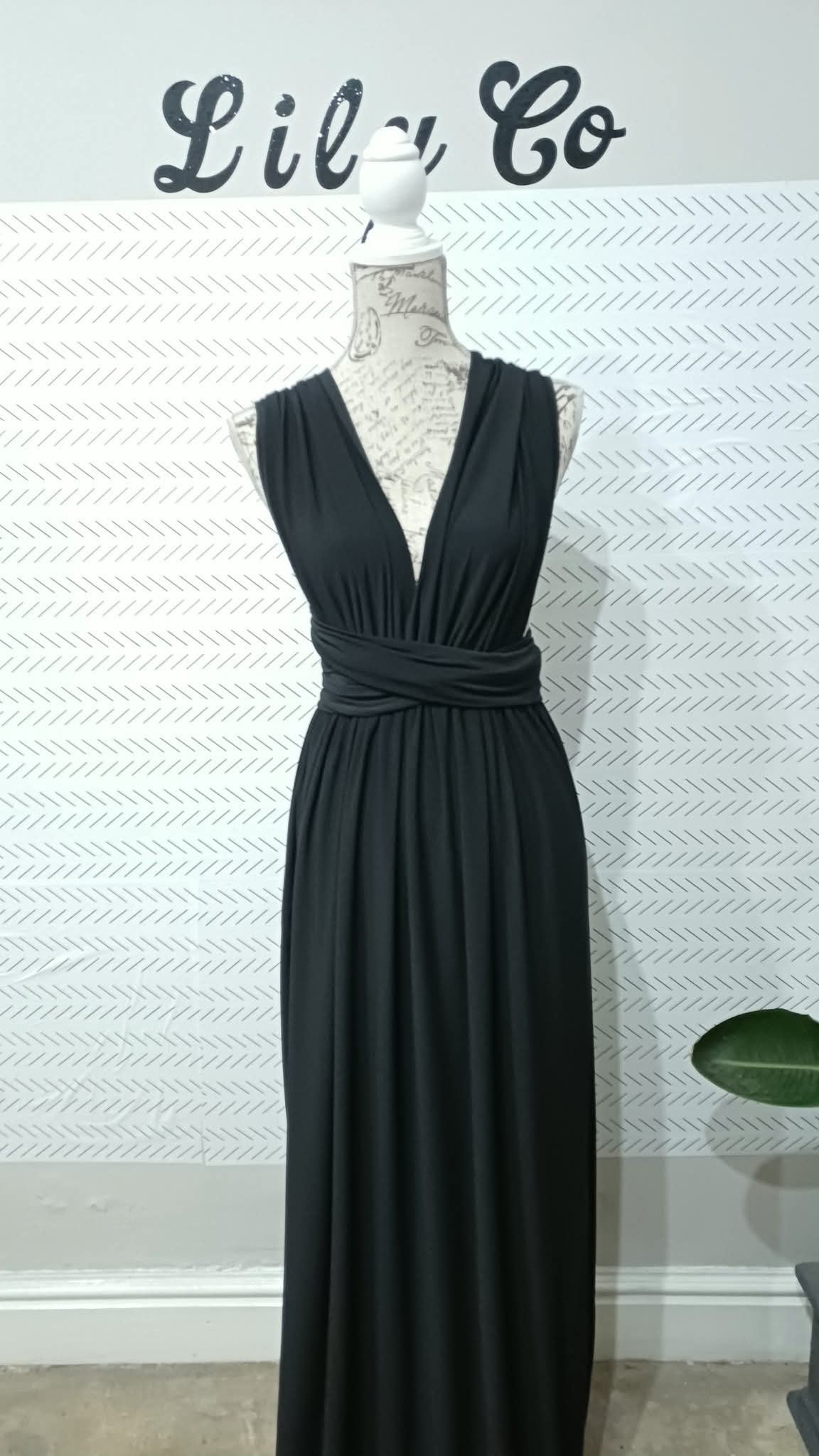 Emily Infinity Dress Black