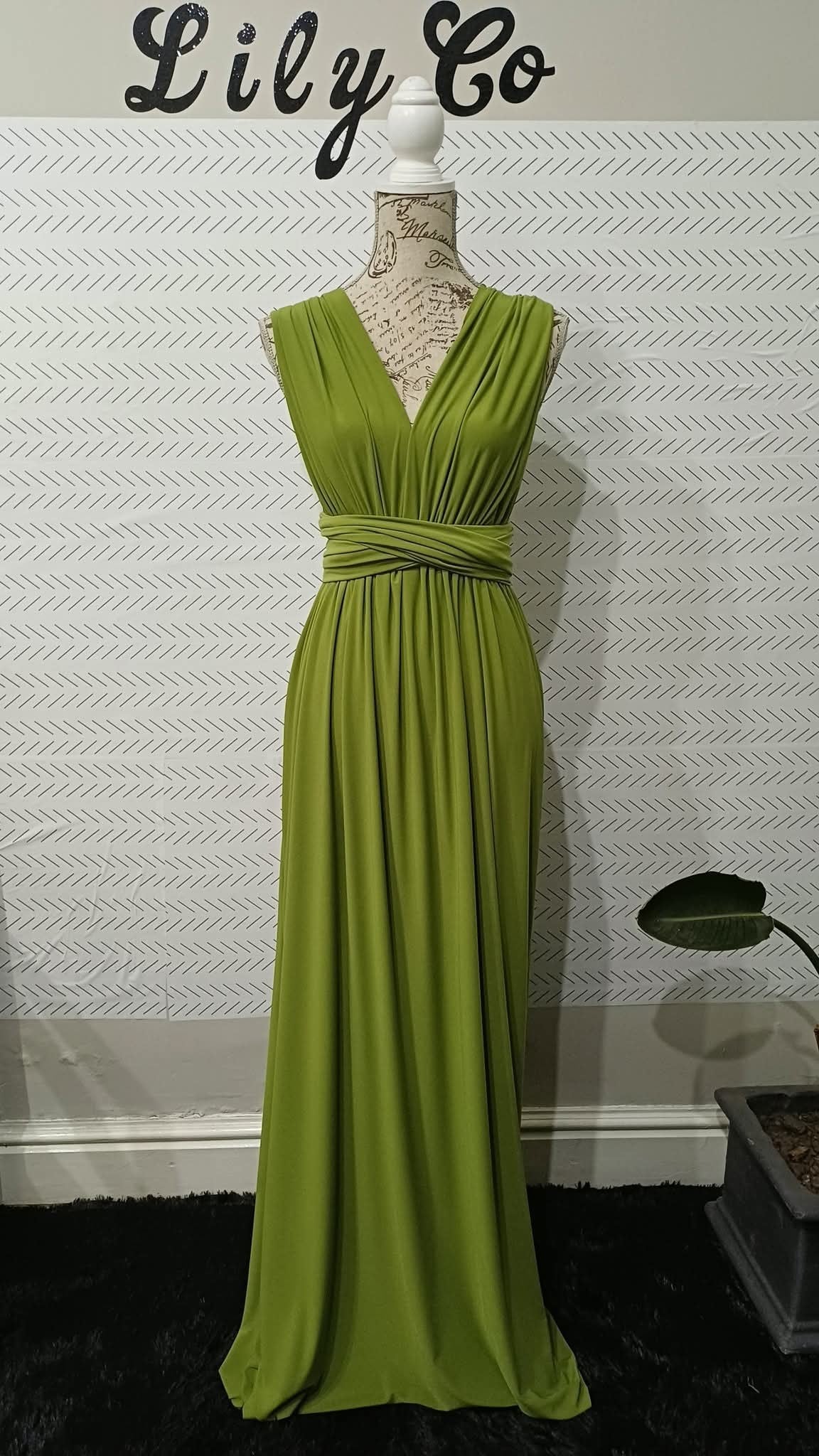 Emily Infinity Dress Matcha