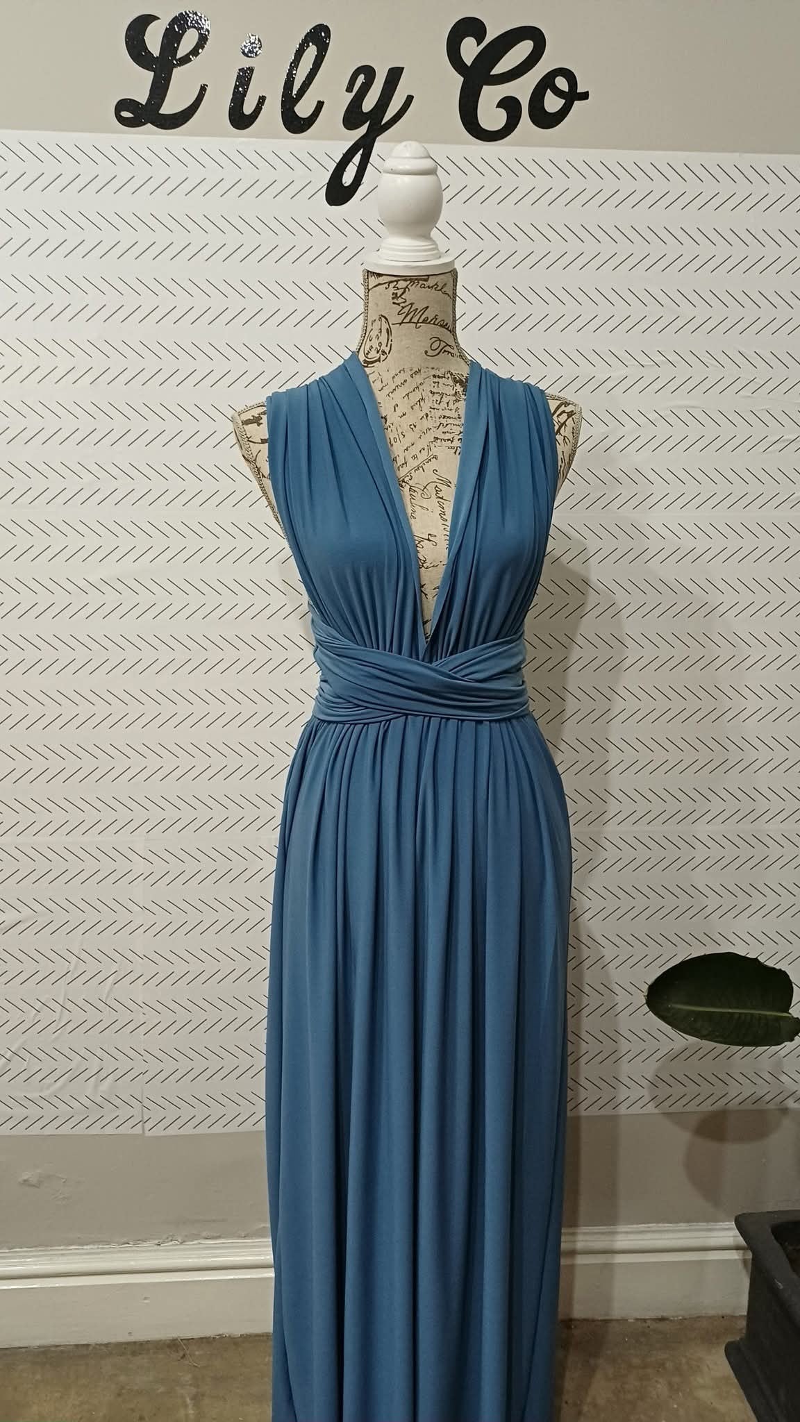 Emily Infinity Dress Blue