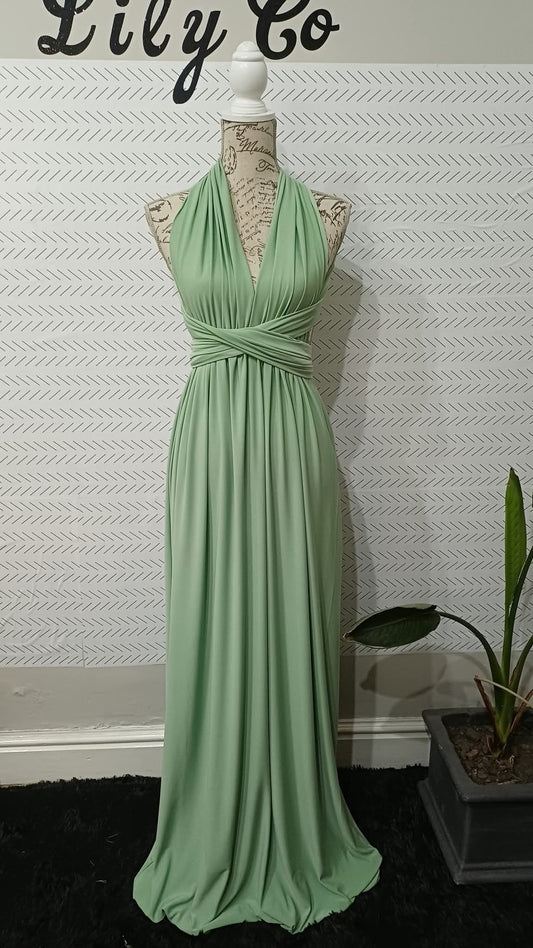 Emily Infinity Dress Dark Sage