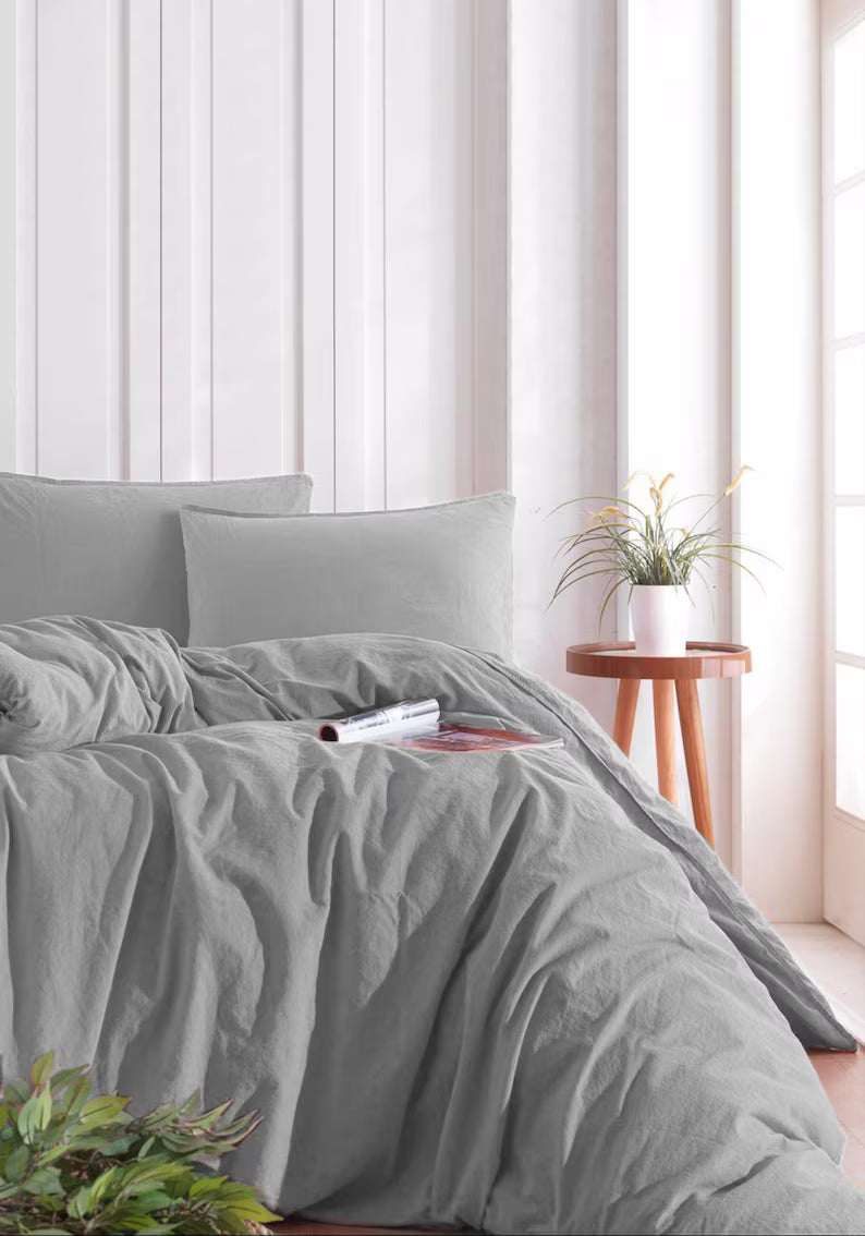 200TC Percale Duvet Cover Set