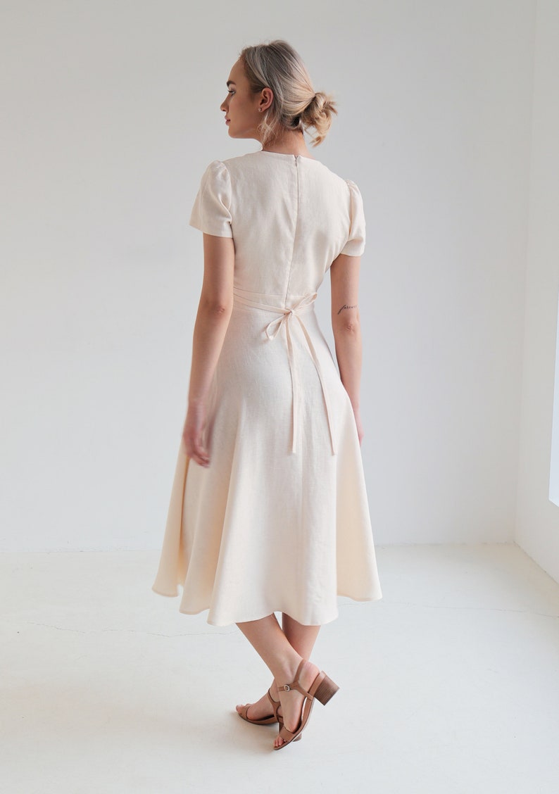 Amelia Linen Dress