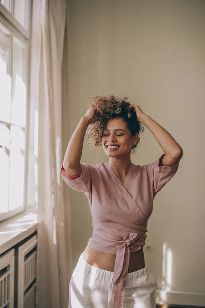 Nomi Wrap Top