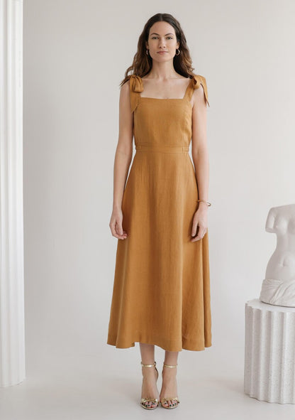 Lorne Linen Dress