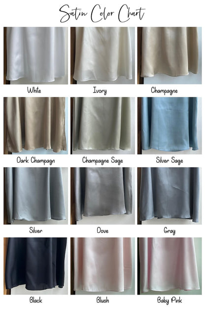 Long sleeve Satin Tie Knot Pajamas