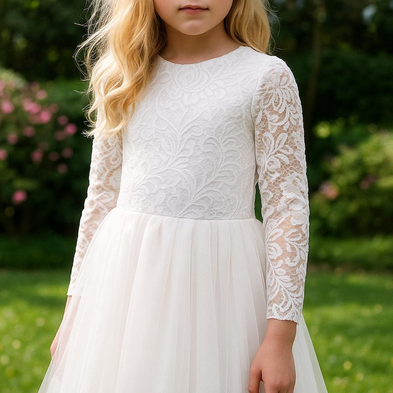 Lily Tulle/Lace Dress
