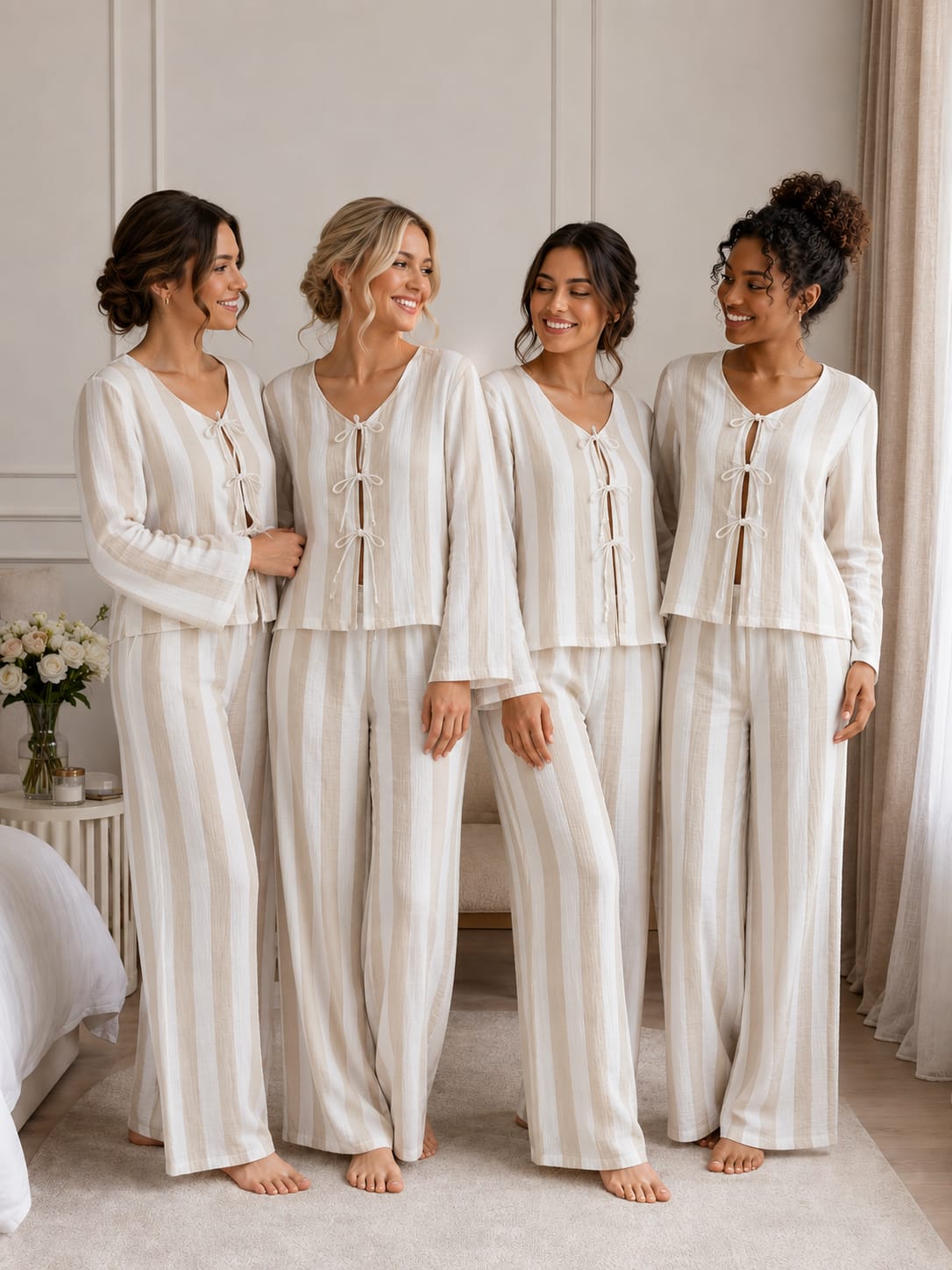Muslim Cotton Tie Pajamas