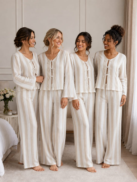 Muslim Cotton Tie Pajamas