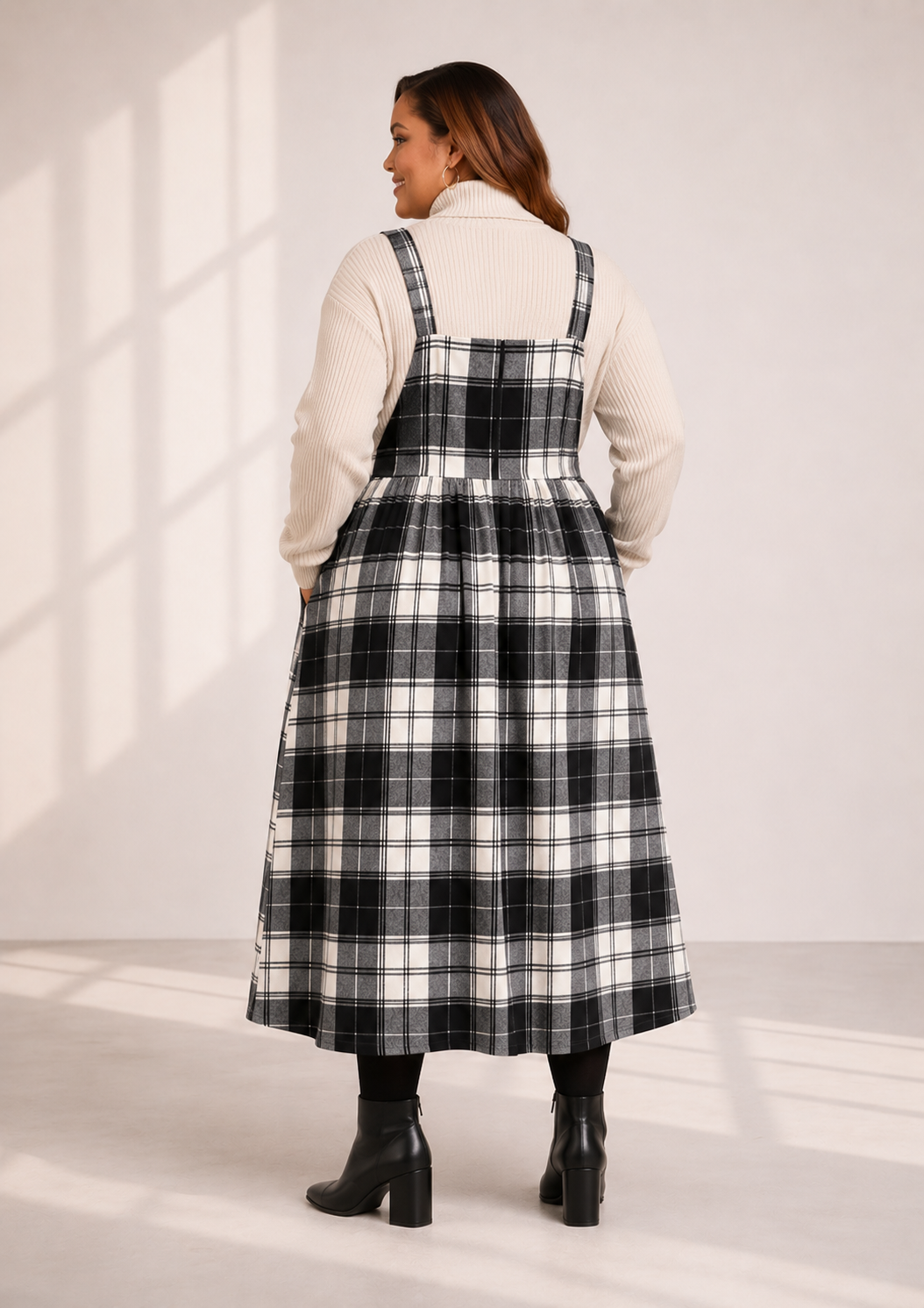 Checkered Pinafore