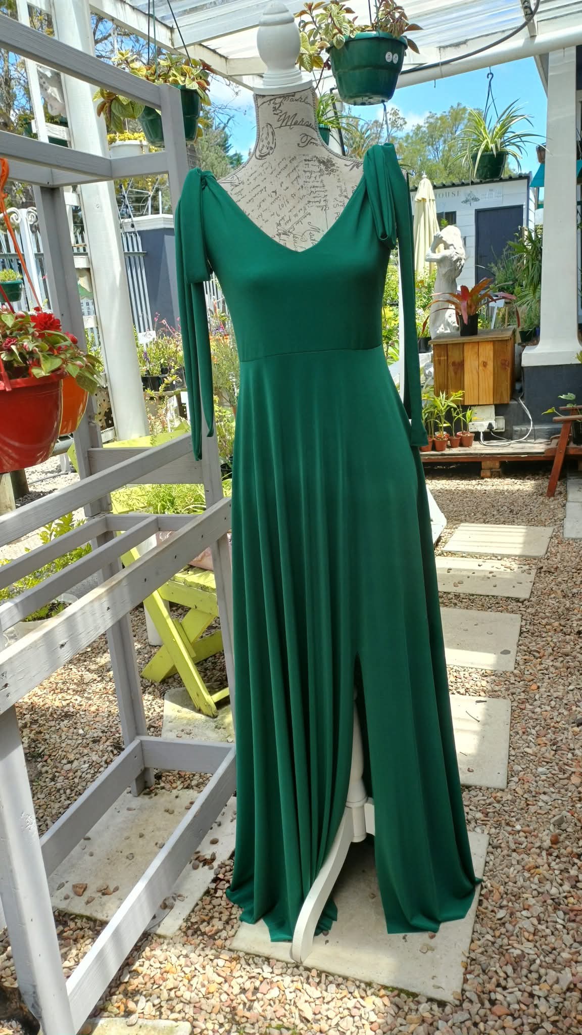 Katie Dress Emerald Green