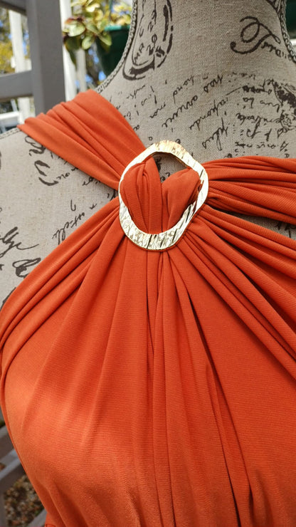 Emily Infinity Dress Burnt Orange