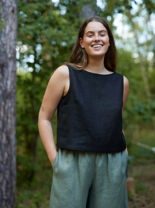 Linen Tank Top