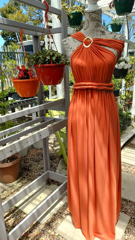Emily Infinity Dress Burnt Orange