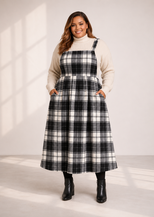 Checkered Pinafore
